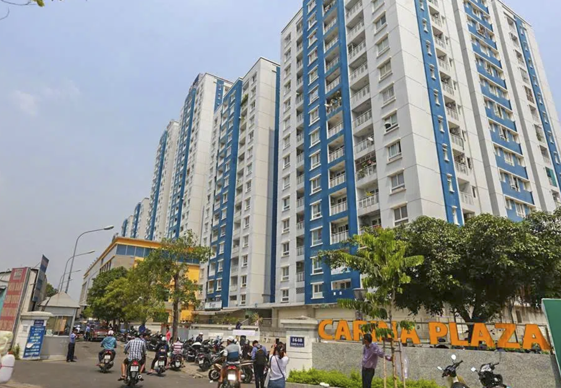Dự án chung cư Carina Plaza. (Ảnh tư liệu: Văn Dũng). Dự án chung cư Carina Plaza. (Ảnh tư liệu: Văn Dũng).