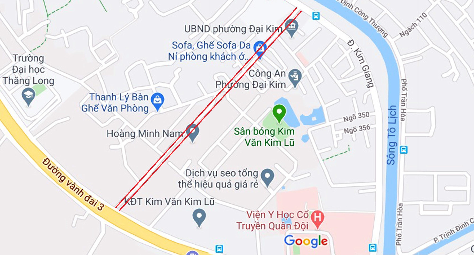 đường sẽ mở theo qui hoạch ở phường Đại Kim, Hoàng Mai, Hà Nội - Ảnh 2. đường sẽ mở theo qui hoạch ở phường Đại Kim, Hoàng Mai, Hà Nội - Ảnh 2.