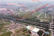 Giá đất đường Tỉnh lộ 72, Hoài Đức, Hà Nội