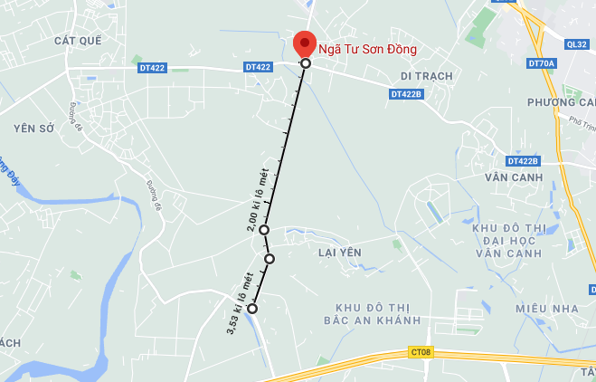 Giá đất đường Sơn Đồng – Song Phương, Hoài Đức, Hà Nội - Ảnh 1. Giá đất đường Sơn Đồng – Song Phương, Hoài Đức, Hà Nội - Ảnh 1.
