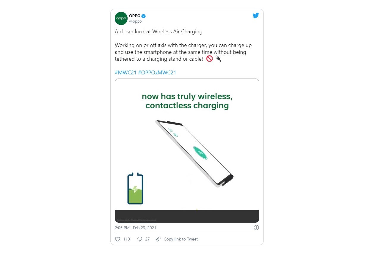Oppo giới thiệu giải pháp sạc không dây mới hoạt động khi điện thoại cách đế sạc tới 10 cm (3,9 inch) - Ảnh 1. Oppo giới thiệu giải pháp sạc không dây mới hoạt động khi điện thoại cách đế sạc tới 10 cm (3,9 inch) - Ảnh 1.