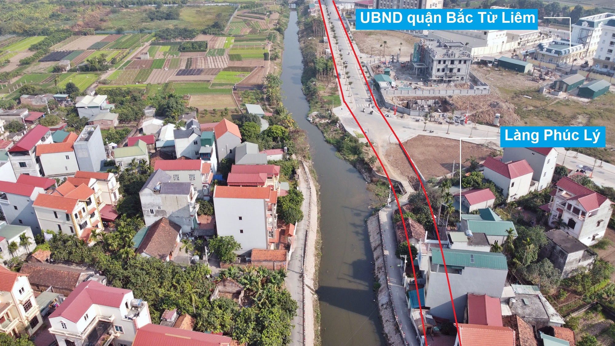 Đường sẽ mở theo quy hoạch ở phường Minh Khai, Bắc Từ Liêm, Hà Nội (phần 2) - Ảnh 4. Đường sẽ mở theo quy hoạch ở phường Minh Khai, Bắc Từ Liêm, Hà Nội (phần 2) - Ảnh 4.
