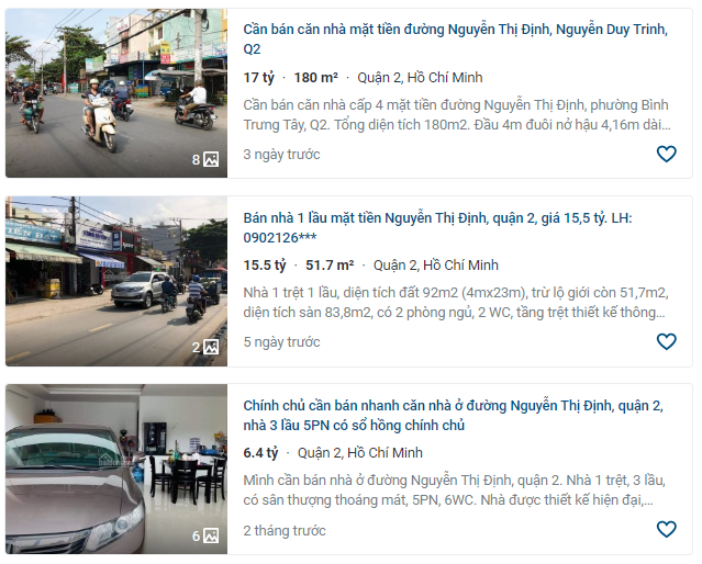 Giá đất đường Nguyễn Thị Định, TP Thủ Đức, TP HCM - Ảnh 3.