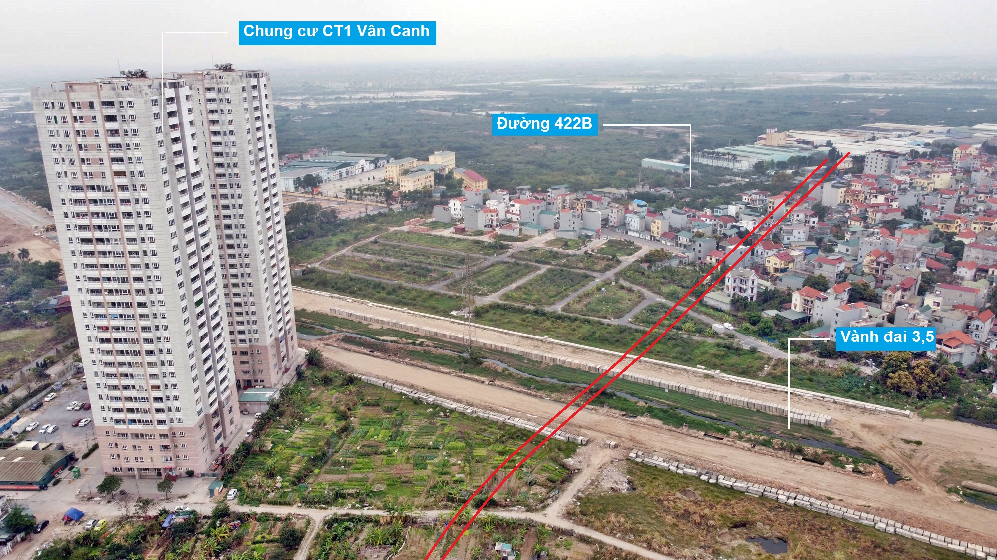Đường sẽ mở theo quy hoạch ở xã Vân Canh, Hoài Đức, Hà Nội (phần 2) - Ảnh 4.