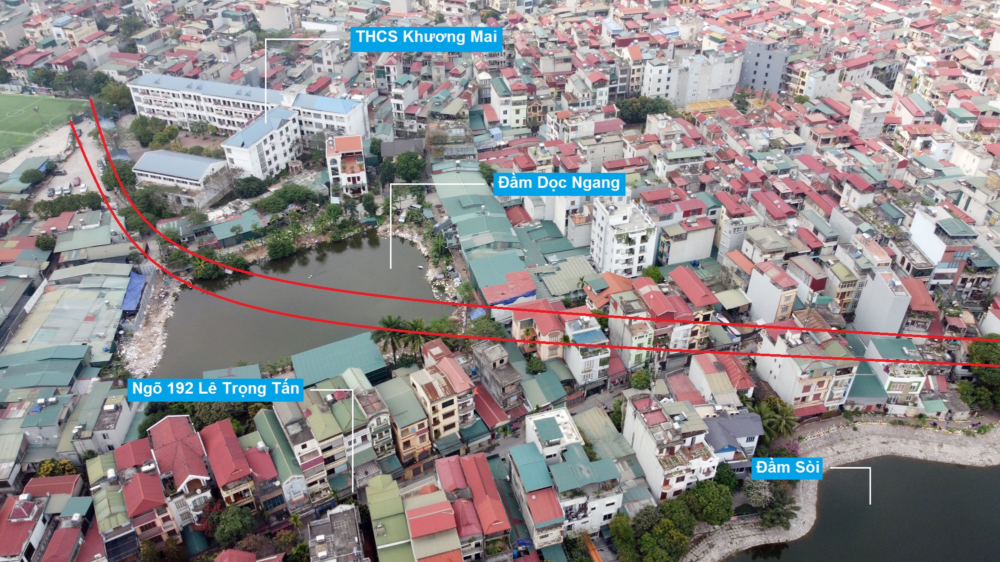 Đường sẽ mở theo quy hoạch ở phường Định Công, Hoàng Mai, Hà Nội (phần 2) - Ảnh 7. Đường sẽ mở theo quy hoạch ở phường Định Công, Hoàng Mai, Hà Nội (phần 2) - Ảnh 7.