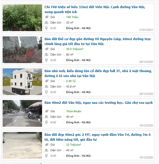 Giá đất đường Vân Nội, Đông Anh, Hà Nội - Ảnh 4. Giá đất đường Vân Nội, Đông Anh, Hà Nội - Ảnh 4.