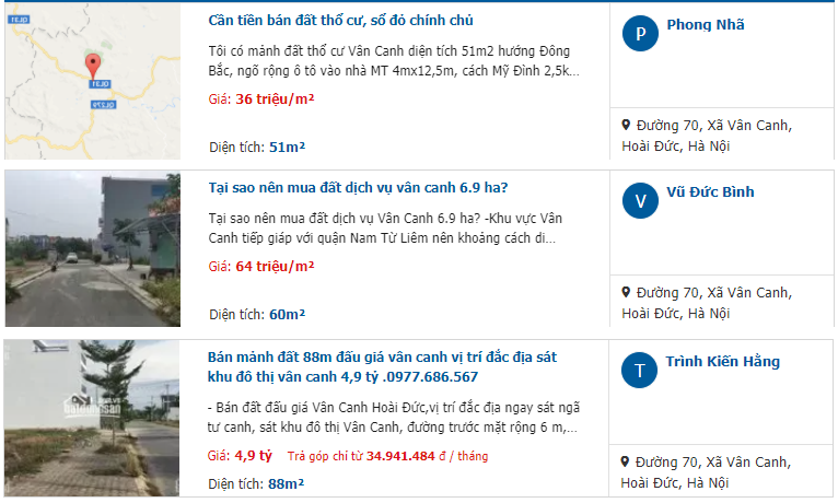 Giá đất đường Tỉnh lộ 70, Hoài Đức, Hà Nội - Ảnh 4.