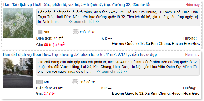 Giá đất Quốc lộ 32, xã Kim Chung, Hoài Đức, Hà Nội - Ảnh 4. Giá đất Quốc lộ 32, xã Kim Chung, Hoài Đức, Hà Nội - Ảnh 4.