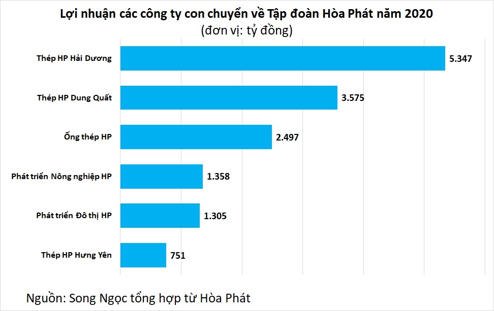 Thành viên nào đóng góp nhiều nhất cho lợi nhuận của Hòa Phát? - Ảnh 2.