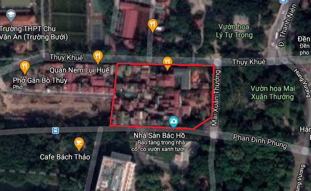 Ba khu đất dính quy hoạch ở phường Thụy Khuê, quận Tây Hồ, Hà Nội - Ảnh 16. Ba khu đất dính quy hoạch ở phường Thụy Khuê, quận Tây Hồ, Hà Nội - Ảnh 16.