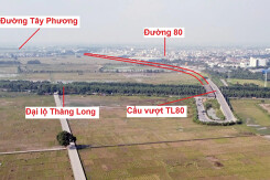 Đấu giá hai thửa đất tại huyện Thạch Thất, Hà Nội