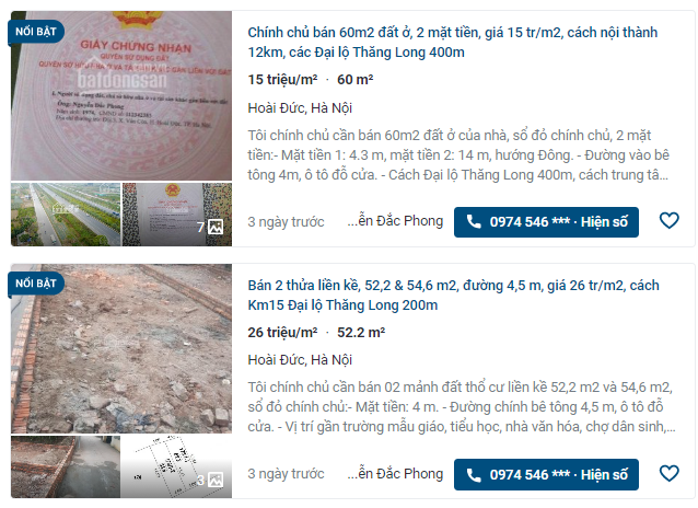 Giá đất Đại lộ Thăng Long, Hoài Đức, Hà Nội - Ảnh 3. Giá đất Đại lộ Thăng Long, Hoài Đức, Hà Nội - Ảnh 3.