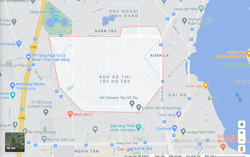 Giá đất Khu đô thị Tây Hồ Tây, Hà Nội - Ảnh 1. Giá đất Khu đô thị Tây Hồ Tây, Hà Nội - Ảnh 1.