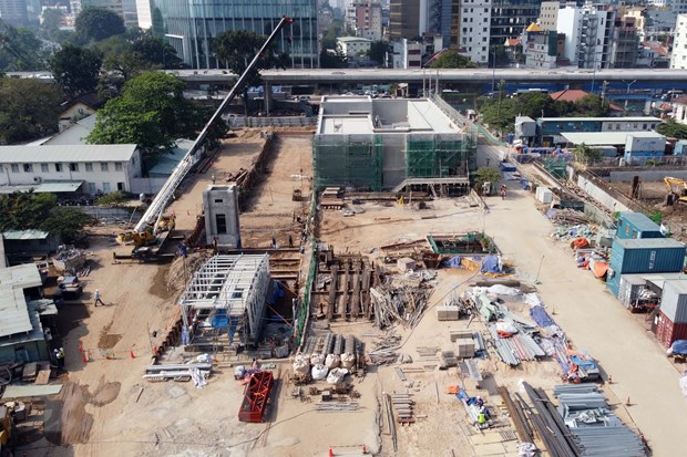 Mùa Xuân trên công trường tuyến metro số 1 Bến Thành-Suối Tiên - Ảnh 2.