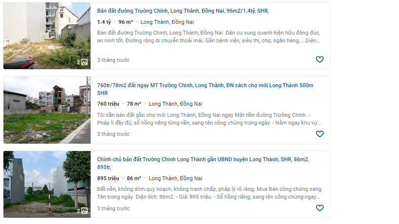 Giá đất ở tại đô thị đường Trường Chinh, Long Thành, Đồng Nai - Ảnh 3. Giá đất ở tại đô thị đường Trường Chinh, Long Thành, Đồng Nai - Ảnh 3.
