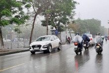 Thời tiết Hà Nội hôm nay 1/3: Mưa phùn kèm sương mù, trời rét, Hải Phòng sáng sớm có mưa nhỏ
