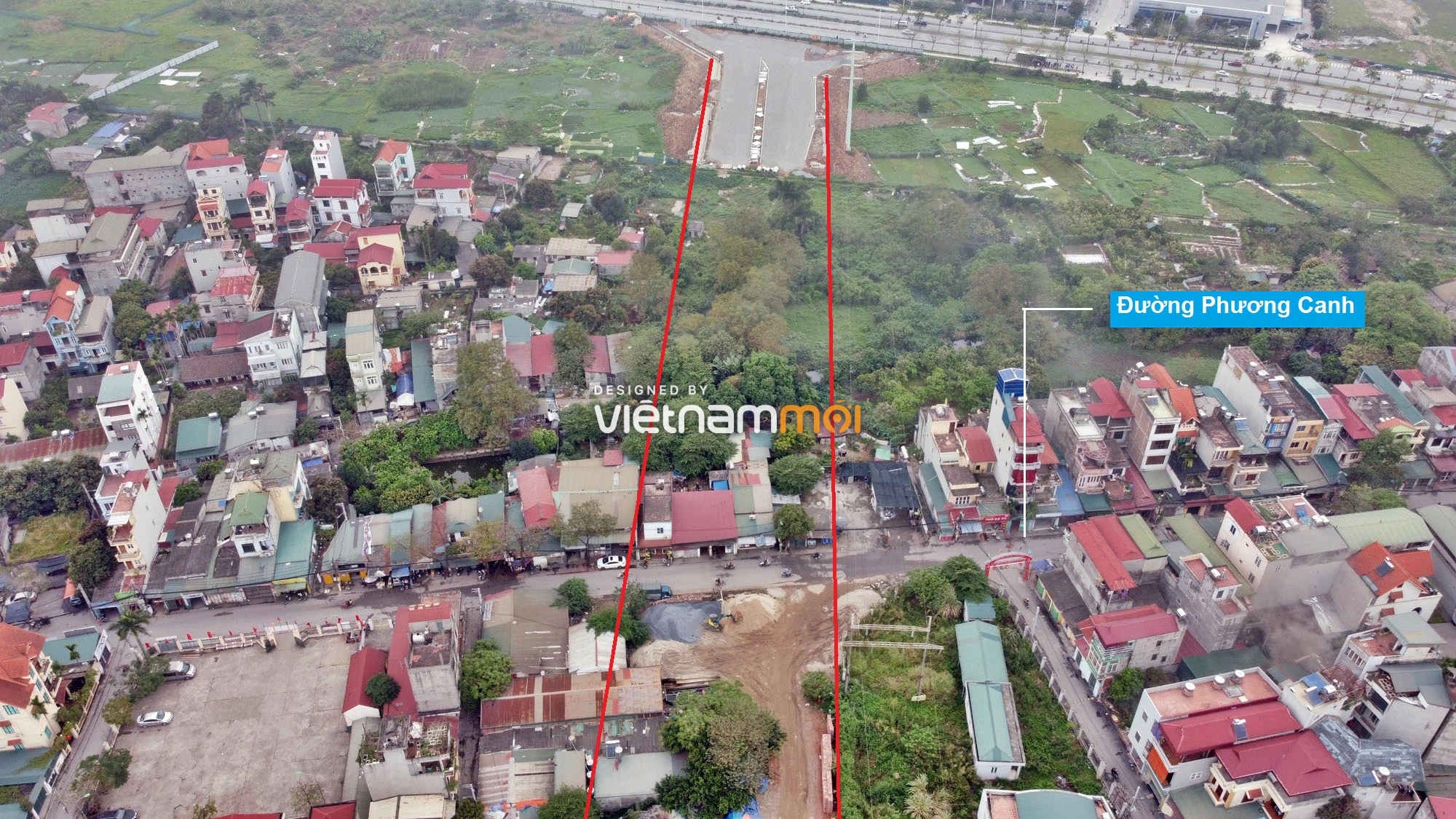 Đường đang mở theo quy hoạch ở Hà Nội: Toàn cảnh đường từ THCS Nam Từ Liêm đi QL32 - Ảnh 5. Đường đang mở theo quy hoạch ở Hà Nội: Toàn cảnh đường từ THCS Nam Từ Liêm đi QL32 - Ảnh 5.