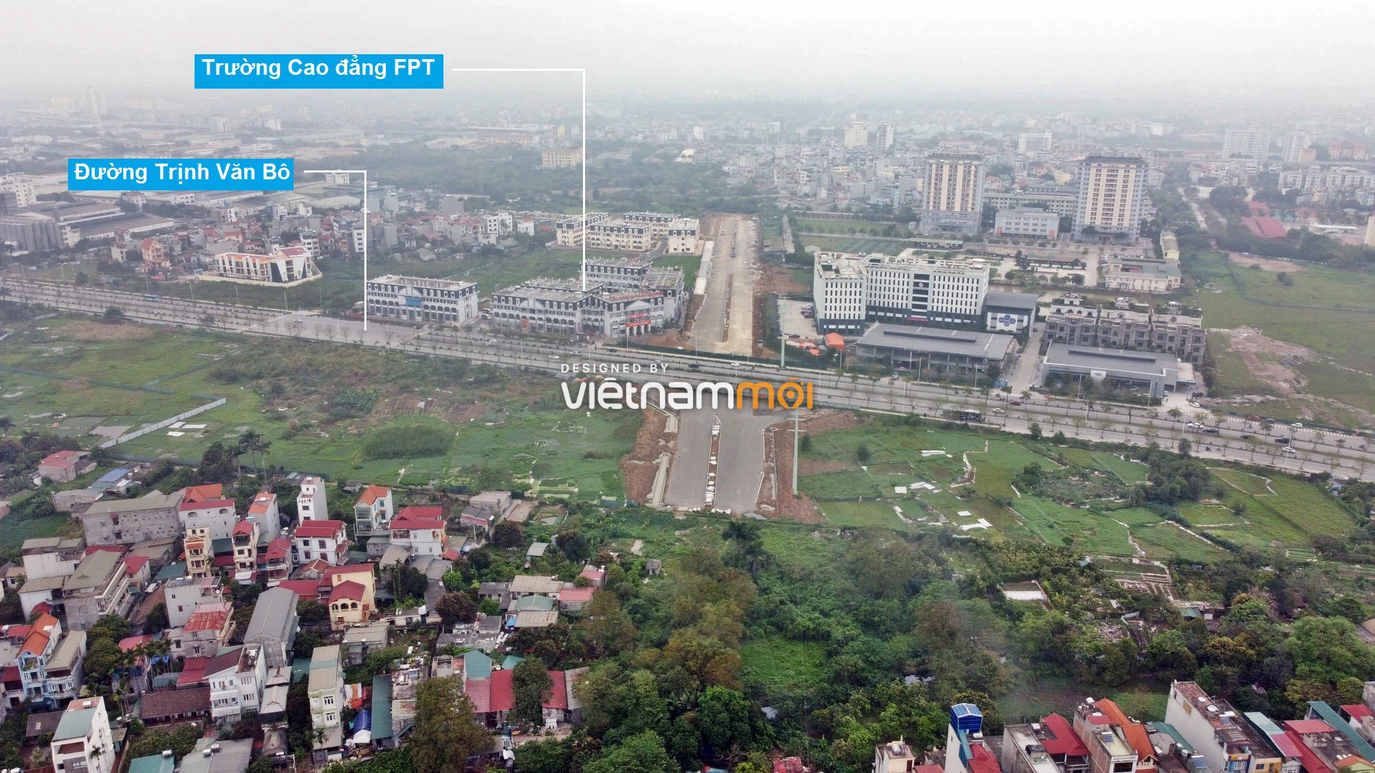 Đường đang mở theo quy hoạch ở Hà Nội: Toàn cảnh đường từ THCS Nam Từ Liêm đi QL32 - Ảnh 6. Đường đang mở theo quy hoạch ở Hà Nội: Toàn cảnh đường từ THCS Nam Từ Liêm đi QL32 - Ảnh 6.
