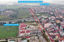 Đường sẽ mở theo quy hoạch ở xã Hải Bối, Đông Anh, Hà Nội (phần 2)