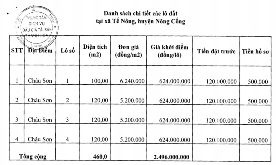 Đấu giá 42 lô đất tại Nông Cống, Thanh Hóa - Ảnh 3.
