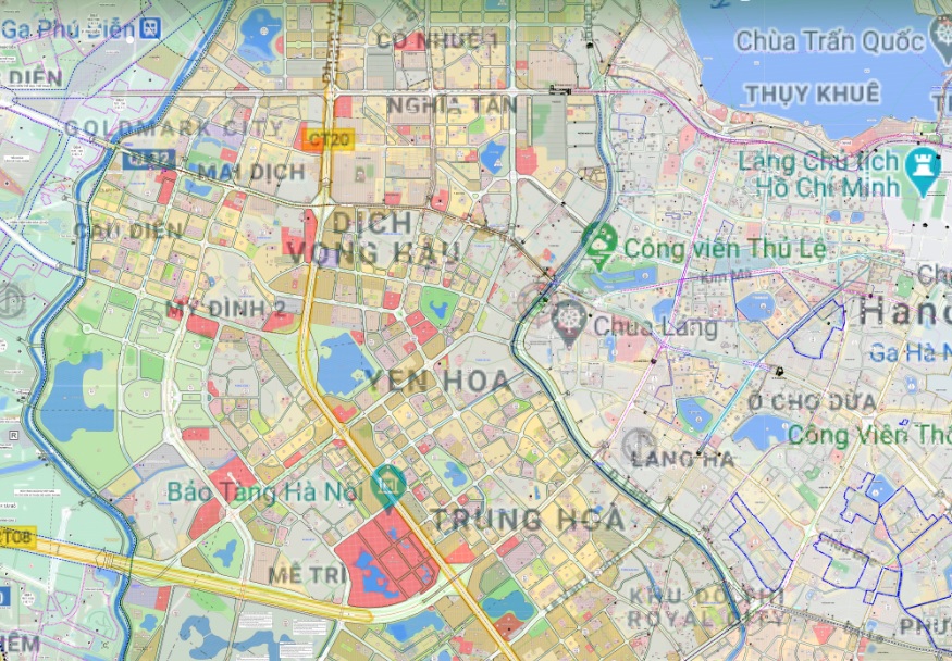 Bản đồ quy hoạch sử dụng đất quận Cầu Giấy - Ảnh 2. Bản đồ quy hoạch sử dụng đất quận Cầu Giấy - Ảnh 2.