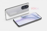 Hình ảnh render đầu tiên của Huawei P50 xuất hiện với 2 camera lớn