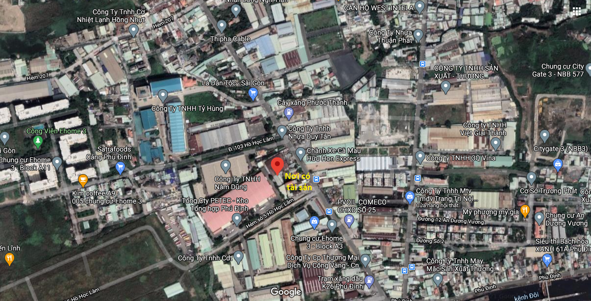 Đấu giá thửa đất kèm nhà xưởng rộng 2.348 m2 tại quận 8, TP HCM - Ảnh 1. Đấu giá thửa đất kèm nhà xưởng rộng 2.348 m2 tại quận 8, TP HCM - Ảnh 1.