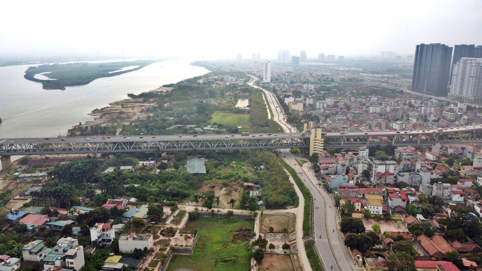 Toàn cảnh hiện trạng Phân khu đô thị sông Hồng trên địa bàn quận Bắc Từ Liêm - Ảnh 29. Toàn cảnh hiện trạng Phân khu đô thị sông Hồng trên địa bàn quận Bắc Từ Liêm - Ảnh 29.
