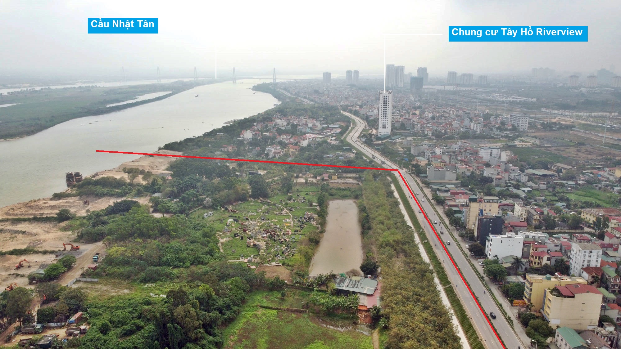 Toàn cảnh hiện trạng Phân khu đô thị sông Hồng trên địa bàn quận Bắc Từ Liêm - Ảnh 30. Toàn cảnh hiện trạng Phân khu đô thị sông Hồng trên địa bàn quận Bắc Từ Liêm - Ảnh 30.