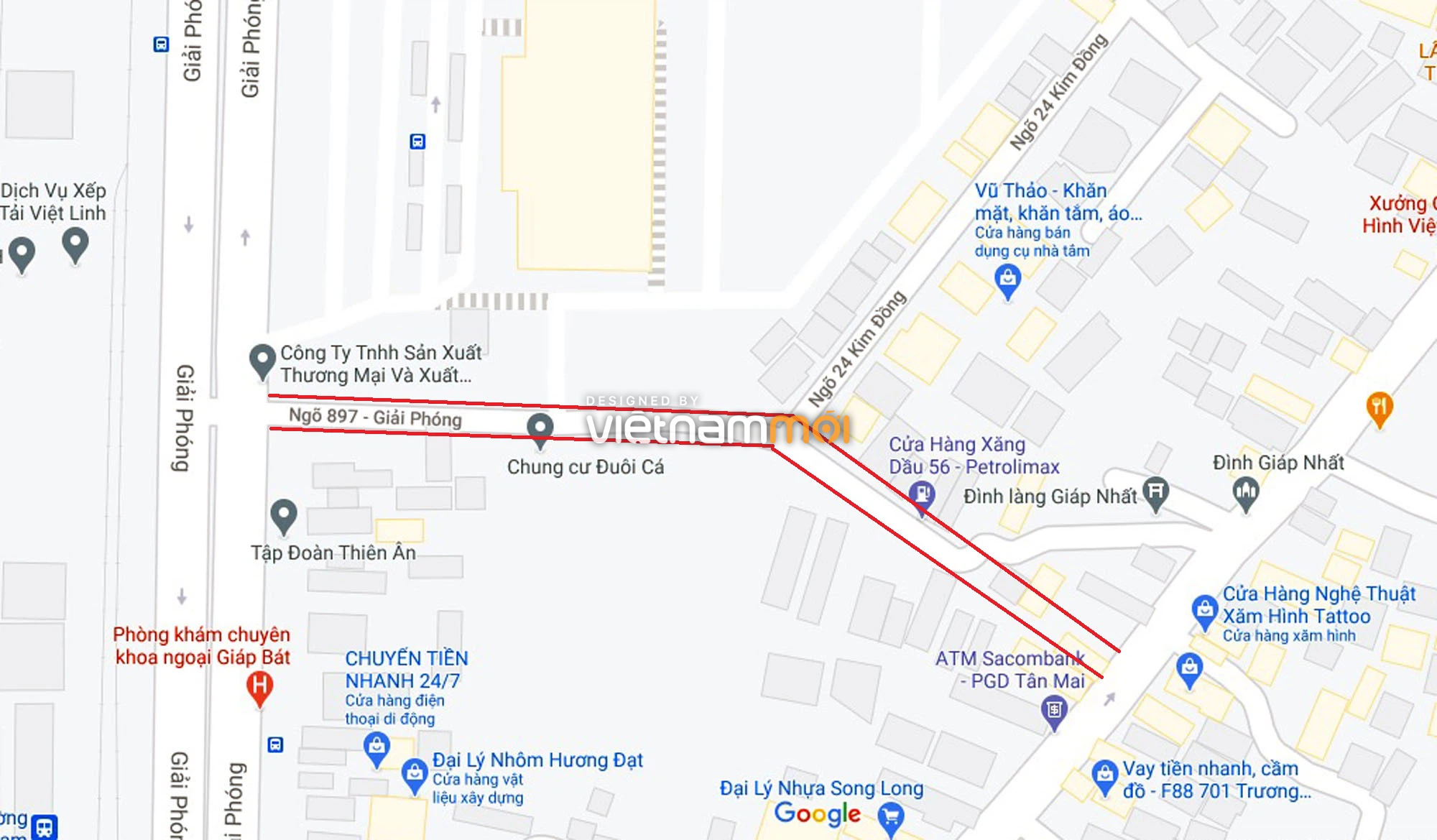 Đường sẽ mở theo quy hoạch ở phường Giáp Bát, Hoàng Mai, Hà Nội (phần 2) - Ảnh 2. Đường sẽ mở theo quy hoạch ở phường Giáp Bát, Hoàng Mai, Hà Nội (phần 2) - Ảnh 2.