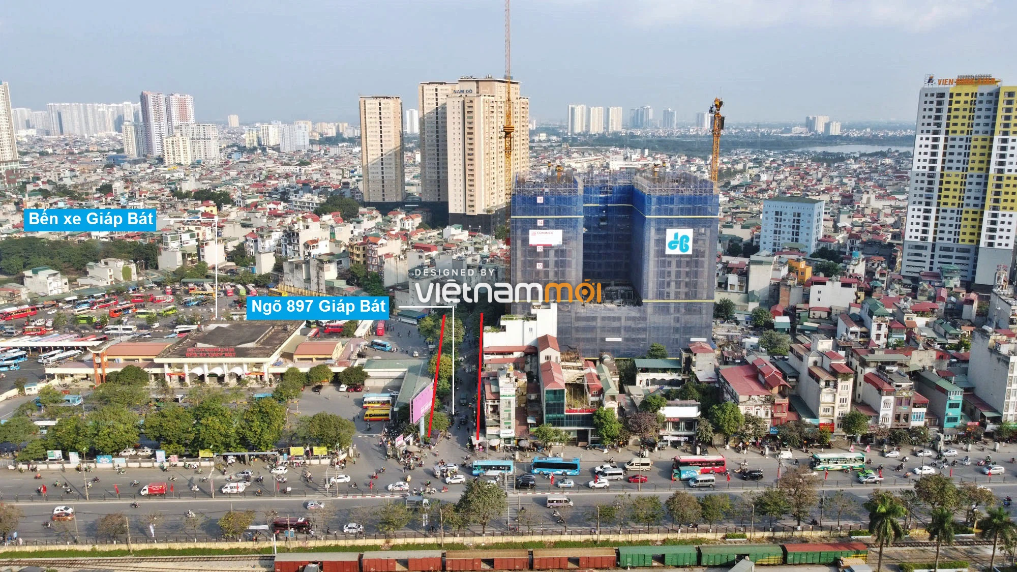 Đường sẽ mở theo quy hoạch ở phường Giáp Bát, Hoàng Mai, Hà Nội (phần 2) - Ảnh 3. Đường sẽ mở theo quy hoạch ở phường Giáp Bát, Hoàng Mai, Hà Nội (phần 2) - Ảnh 3.