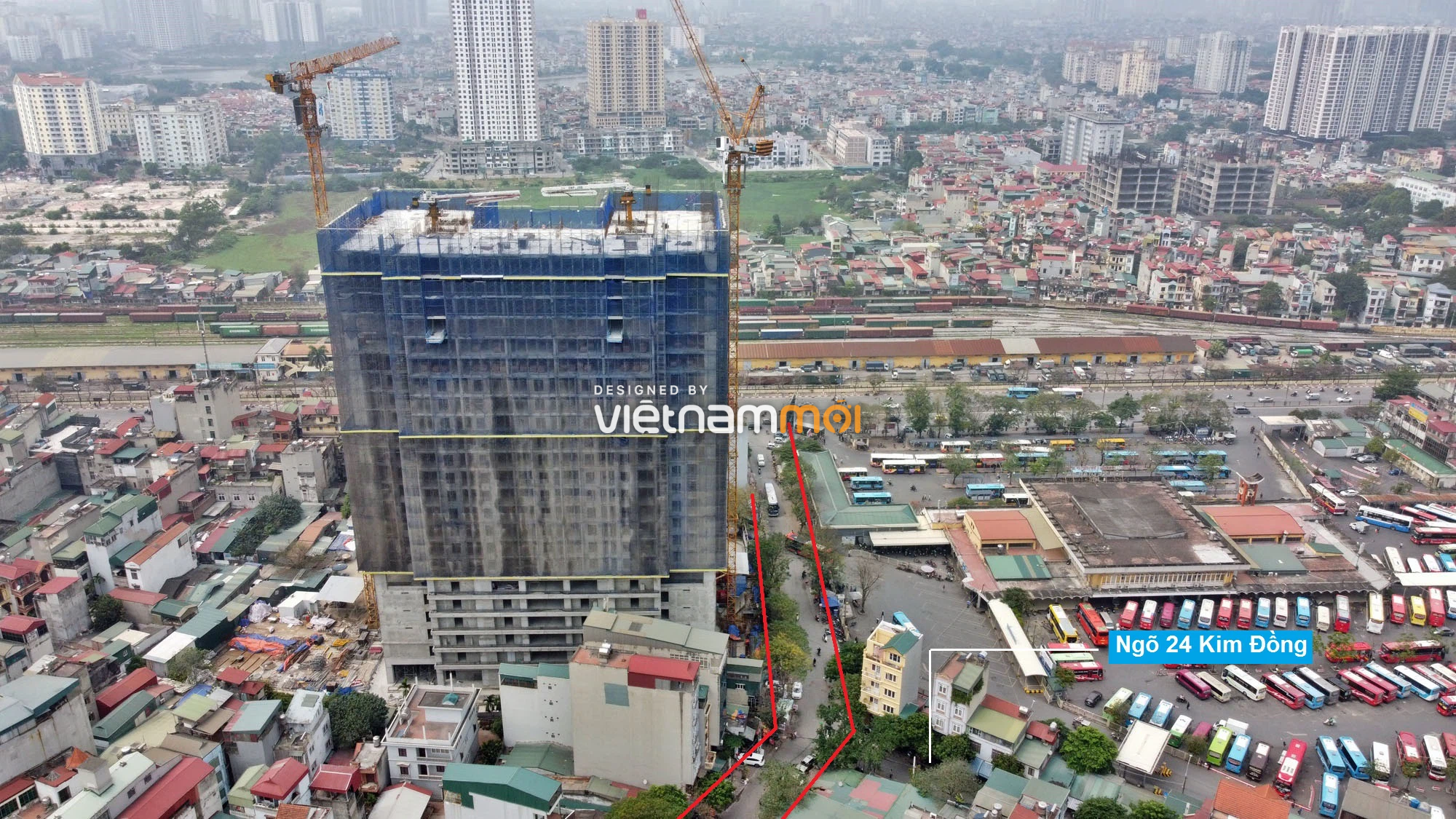 Đường sẽ mở theo quy hoạch ở phường Giáp Bát, Hoàng Mai, Hà Nội (phần 2) - Ảnh 4. Đường sẽ mở theo quy hoạch ở phường Giáp Bát, Hoàng Mai, Hà Nội (phần 2) - Ảnh 4.
