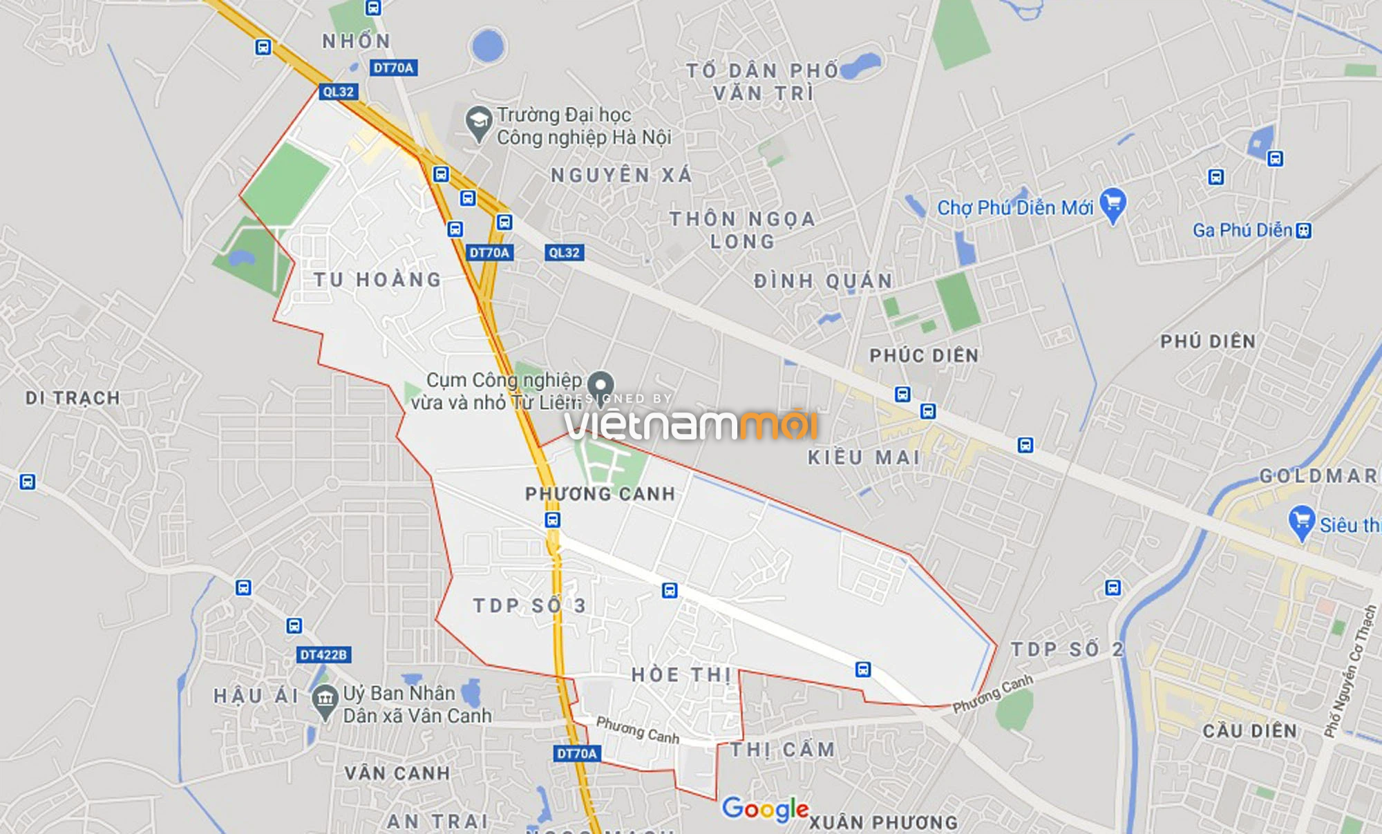 Đường sẽ mở theo quy hoạch ở phường Phương Canh, Nam Từ Liêm, Hà Nội (phần 2) - Ảnh 1. Đường sẽ mở theo quy hoạch ở phường Phương Canh, Nam Từ Liêm, Hà Nội (phần 2) - Ảnh 1.