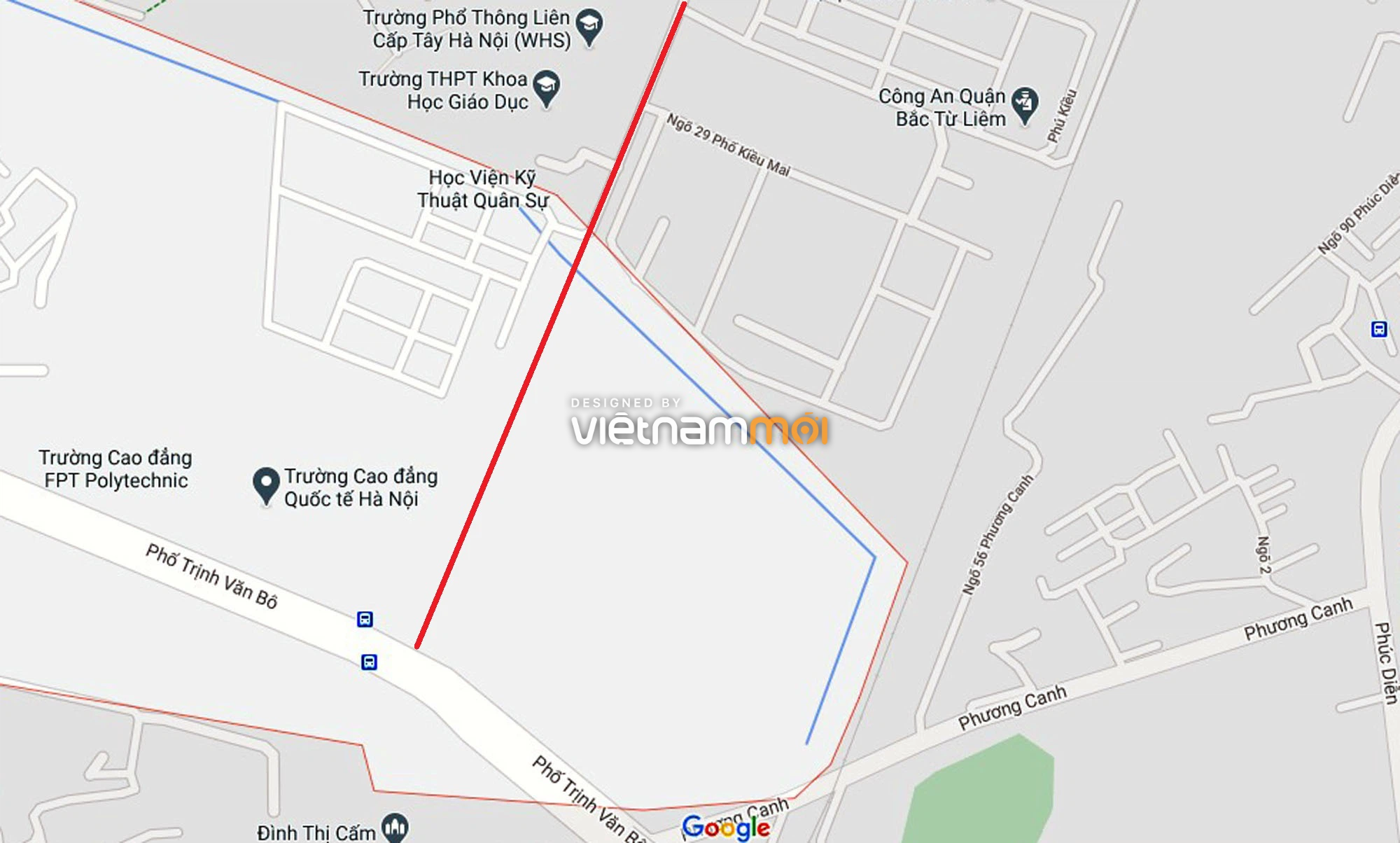 Đường sẽ mở theo quy hoạch ở phường Phương Canh, Nam Từ Liêm, Hà Nội (phần 2) - Ảnh 2. Đường sẽ mở theo quy hoạch ở phường Phương Canh, Nam Từ Liêm, Hà Nội (phần 2) - Ảnh 2.