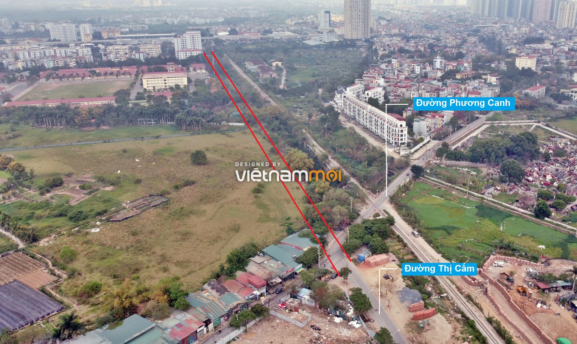 Đường sẽ mở theo quy hoạch ở phường Phương Canh, Nam Từ Liêm, Hà Nội (phần 2) - Ảnh 9. Đường sẽ mở theo quy hoạch ở phường Phương Canh, Nam Từ Liêm, Hà Nội (phần 2) - Ảnh 9.