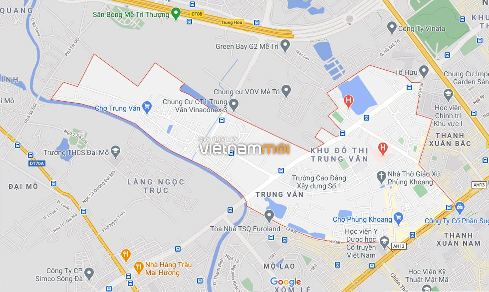 Đường sẽ mở theo quy hoạch ở phường Trung Văn, Nam Từ Liêm, Hà Nội (phần 2) - Ảnh 1. Đường sẽ mở theo quy hoạch ở phường Trung Văn, Nam Từ Liêm, Hà Nội (phần 2) - Ảnh 1.