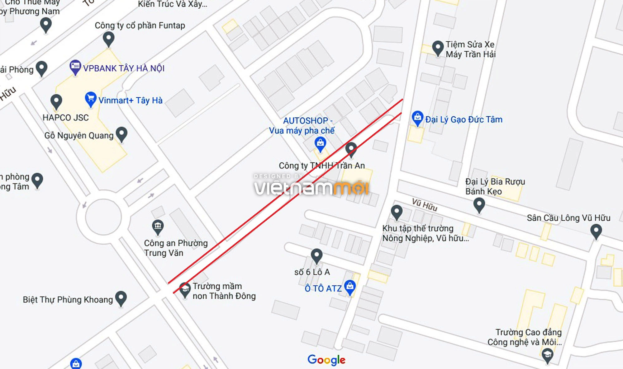 Đường sẽ mở theo quy hoạch ở phường Trung Văn, Nam Từ Liêm, Hà Nội (phần 2) - Ảnh 5. Đường sẽ mở theo quy hoạch ở phường Trung Văn, Nam Từ Liêm, Hà Nội (phần 2) - Ảnh 5.