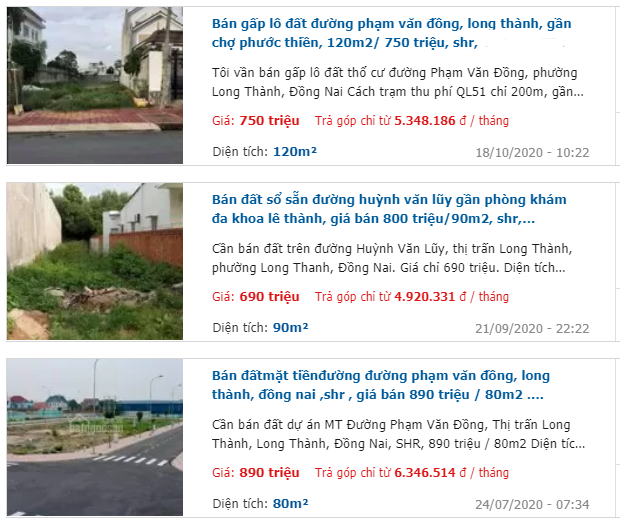 Giá đất ở tại đô thị đường Phạm Văn Đồng, Long Thành, Đồng Nai - Ảnh 3. Giá đất ở tại đô thị đường Phạm Văn Đồng, Long Thành, Đồng Nai - Ảnh 3.