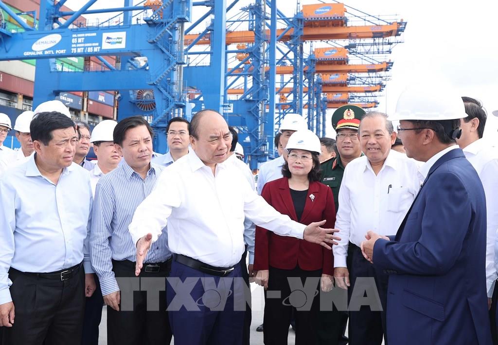 Thủ tướng: Tập trung phát triển cảng Cái Mép – Thị Vải ngang tầm khu vực vào năm 2030 - Ảnh 1. Thủ tướng: Tập trung phát triển cảng Cái Mép – Thị Vải ngang tầm khu vực vào năm 2030 - Ảnh 1.