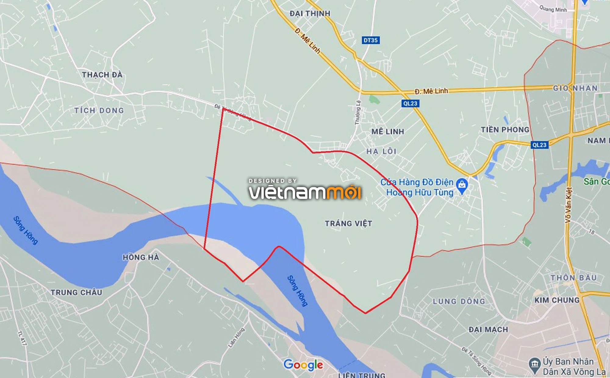 Toàn cảnh hiện trạng Phân khu đô thị sông Hồng trên địa bàn huyện Mê Linh - Ảnh 1.