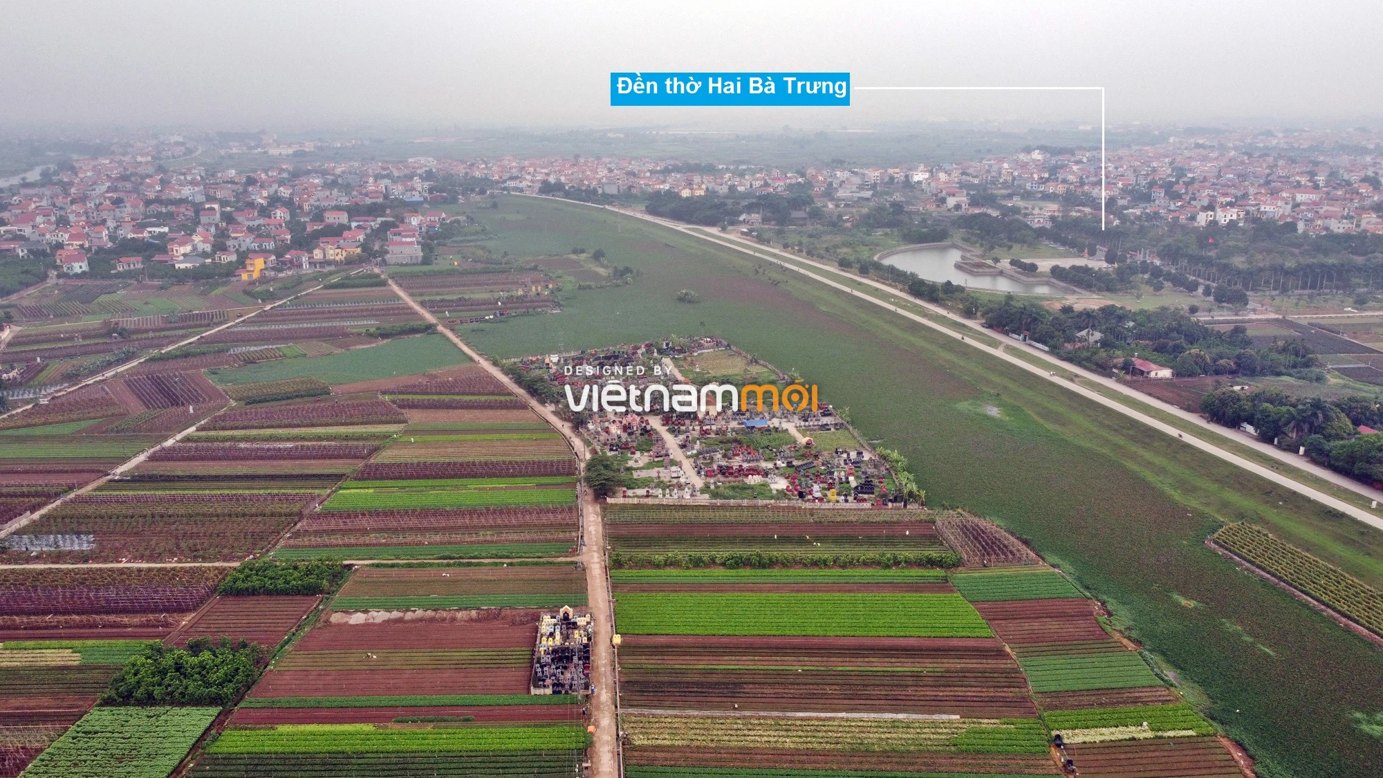 Toàn cảnh hiện trạng Phân khu đô thị sông Hồng trên địa bàn huyện Mê Linh - Ảnh 9.