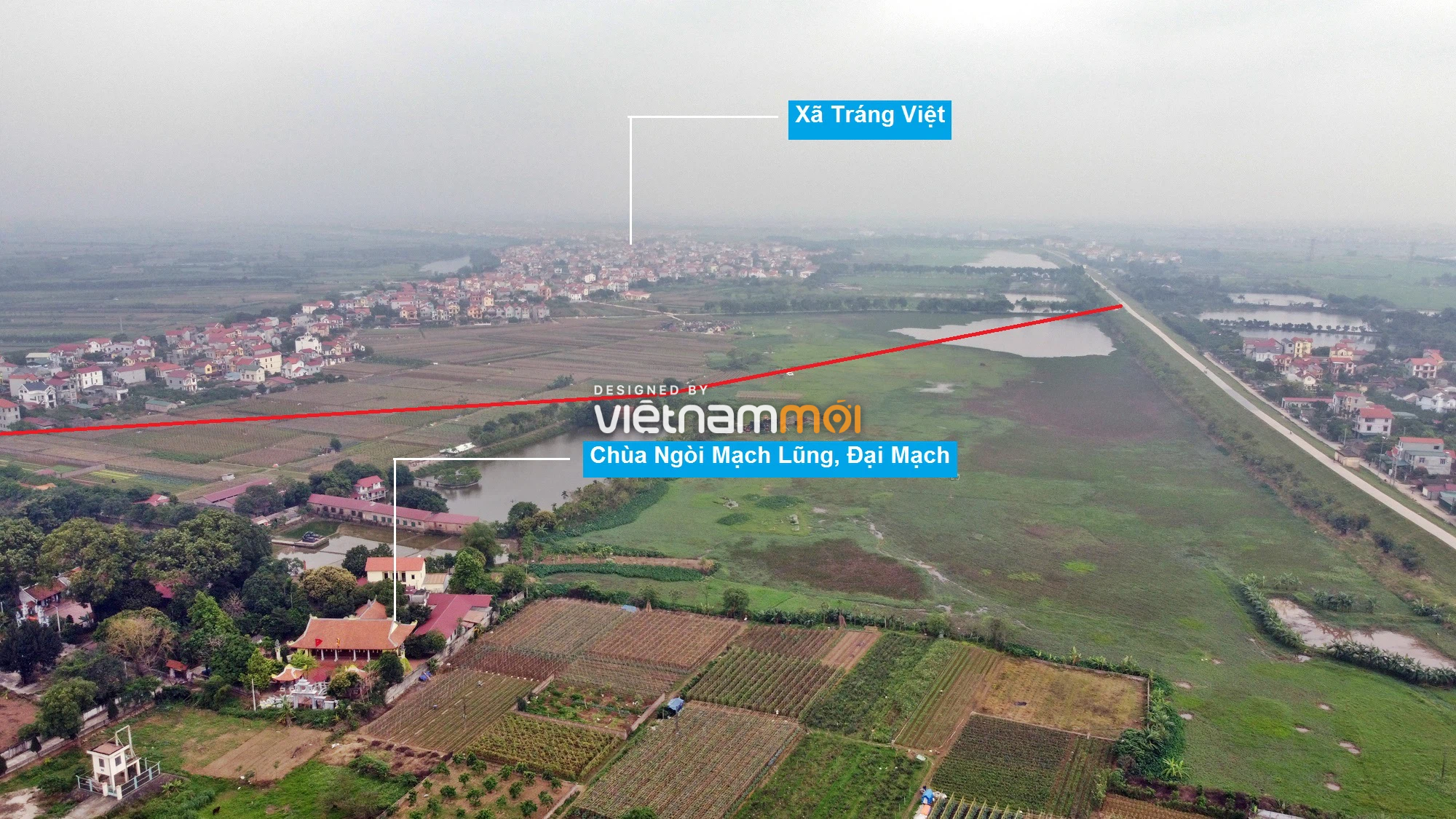 Toàn cảnh hiện trạng Phân khu đô thị sông Hồng trên địa bàn huyện Mê Linh - Ảnh 15.