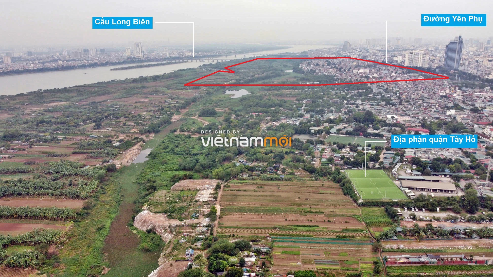 Toàn cảnh hiện trạng Phân khu đô thị sông Hồng trên địa bàn quận Ba Đình - Ảnh 2.
