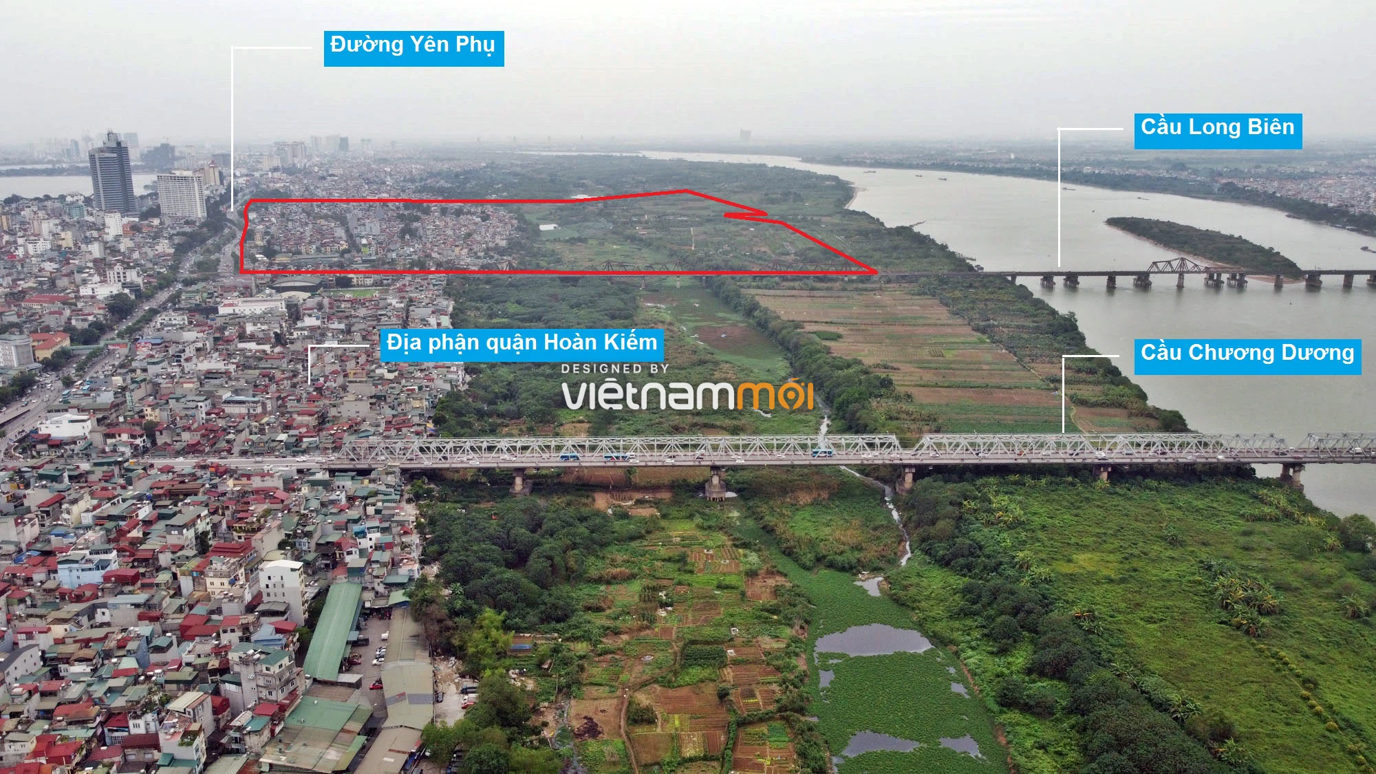 Toàn cảnh hiện trạng Phân khu đô thị sông Hồng trên địa bàn quận Ba Đình - Ảnh 3.