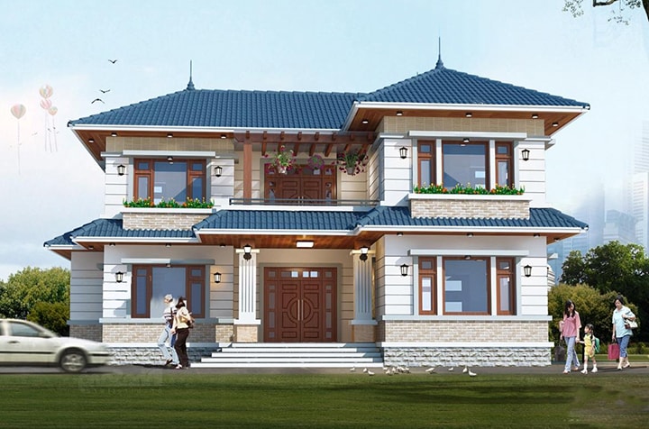 Tham khảo một số mẫu nhà 2 tầng đẹp và hiện đại năm 2021 - Ảnh 21. Tham khảo một số mẫu nhà 2 tầng đẹp và hiện đại năm 2021 - Ảnh 21.