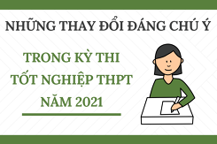Những thay đổi đáng chú ý trong kỳ thi tốt nghiệp THPT năm 2021
