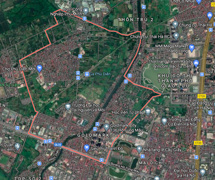 Kế hoạch sử dụng đất phường Phú Diễn, Bắc Từ Liêm, Hà Nội năm 2021 - Ảnh 2.