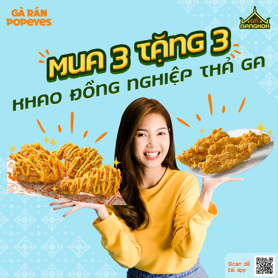 Khuyến mãi ăn uống tuần này (29/3 - 4/4): Popeyes ‘mua 3 tặng 3’, Passio ưu đãi 9.000 VNĐ - Ảnh 5. Khuyến mãi ăn uống tuần này (29/3 - 4/4): Popeyes ‘mua 3 tặng 3’, Passio ưu đãi 9.000 VNĐ - Ảnh 5.