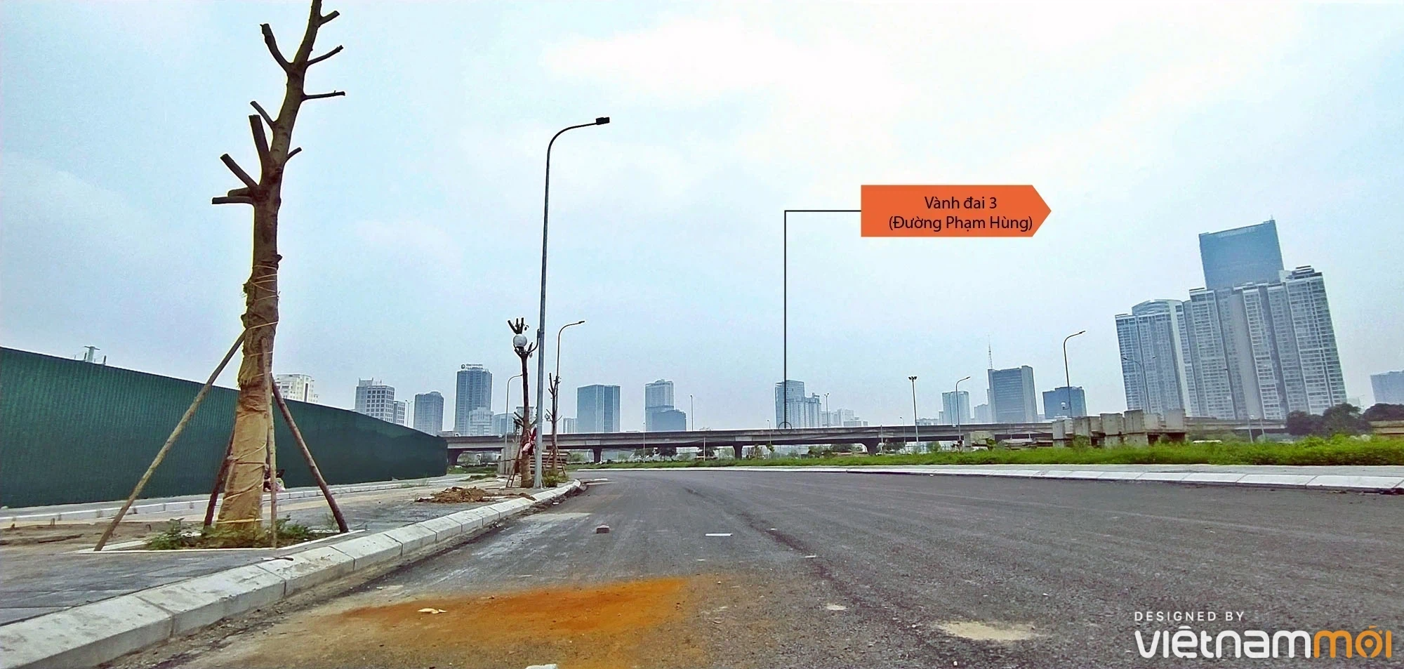 Toàn cảnh đường nối Lê Đức Thọ - Phạm Hùng đang mở theo quy hoạch ở Hà Nội - Ảnh 4. Toàn cảnh đường nối Lê Đức Thọ - Phạm Hùng đang mở theo quy hoạch ở Hà Nội - Ảnh 4.