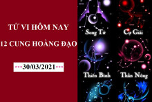 Tử vi hôm nay (30/3/2021) của 12 cung hoàng đạo: Kim Ngưu tài lộc dồi dào, Bò Cạp nên tỉnh táo